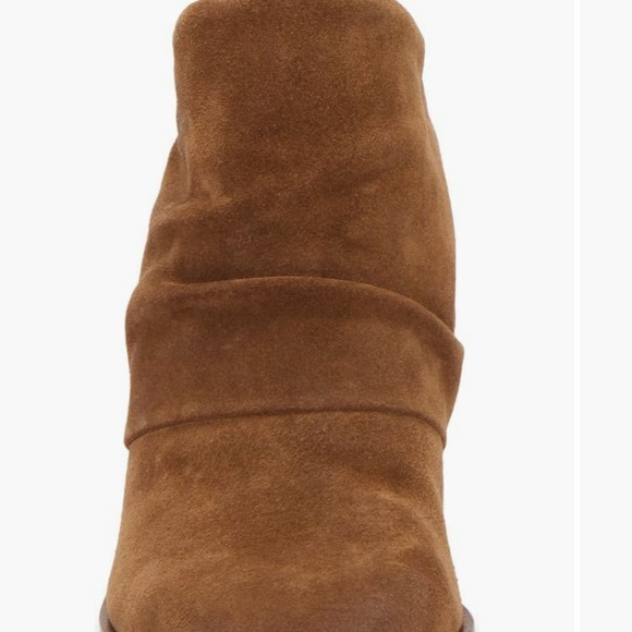BNWB Vince Camuto Ainsley Brown Suede Ankle Boots size 10 - Picture 4 of 9